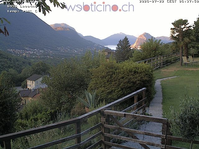 Archiv Foto Webcam Lugano - San Salvatore - Blick Richtung Lugano