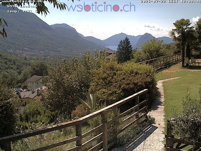 Archiv Foto Webcam Lugano - San Salvatore - Blick Richtung Lugano