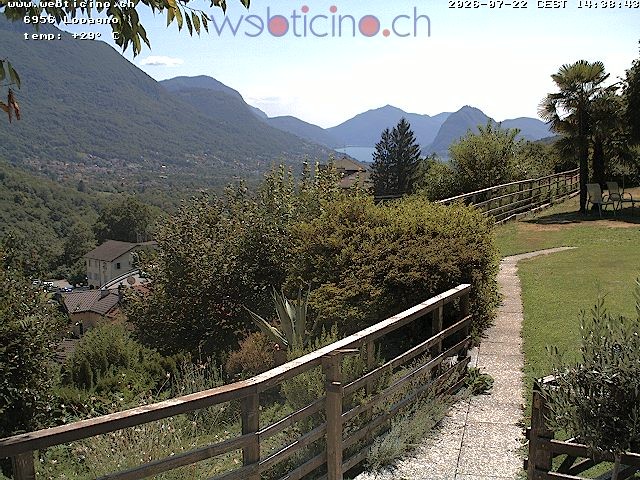 Archiv Foto Webcam Lugano - San Salvatore - Blick Richtung Lugano