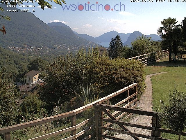 Archiv Foto Webcam Lugano - San Salvatore - Blick Richtung Lugano