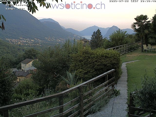 Archiv Foto Webcam Lugano - San Salvatore - Blick Richtung Lugano
