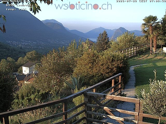 Archived image Webcam Lugano - San Salvatore