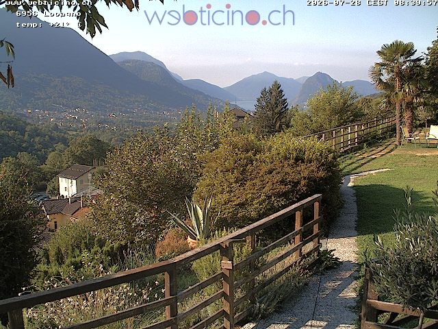 Archived image Webcam Lugano - San Salvatore