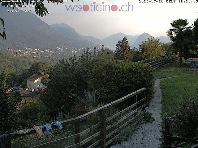 Archived image Webcam Lugano - San Salvatore