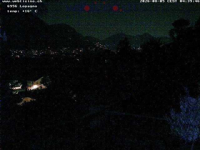 Archiv Foto Webcam Lugano - San Salvatore - Blick Richtung Lugano