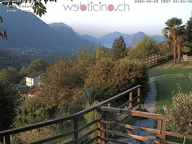 Archiv Foto Webcam Lugano - San Salvatore - Blick Richtung Lugano