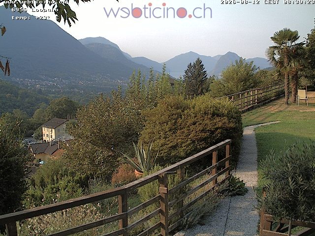 Archiv Foto Webcam Lugano - San Salvatore - Blick Richtung Lugano