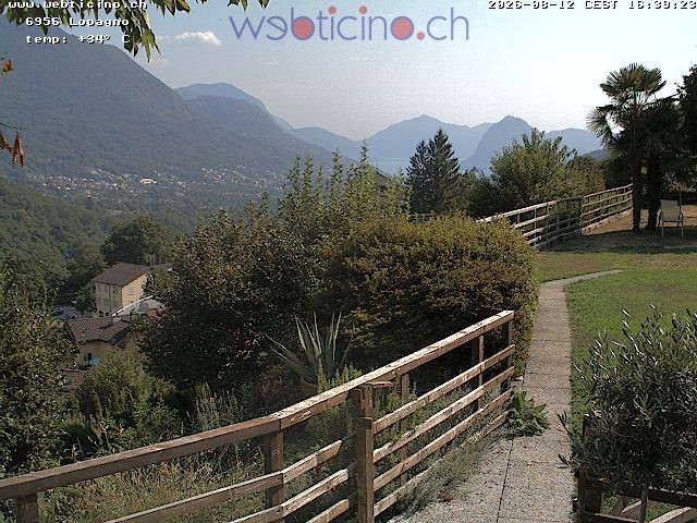 Archiv Foto Webcam Lugano - San Salvatore - Blick Richtung Lugano