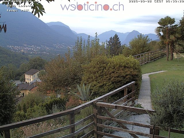 Archiv Foto Webcam Lugano - San Salvatore - Blick Richtung Lugano