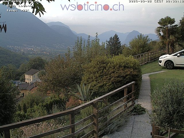 Archiv Foto Webcam Lugano - San Salvatore - Blick Richtung Lugano
