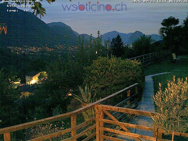 Archiv Foto Webcam Lugano - San Salvatore - Blick Richtung Lugano