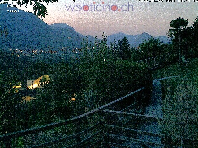 Archived image Webcam Lugano - San Salvatore