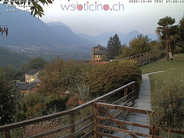 Archiv Foto Webcam Lugano - San Salvatore - Blick Richtung Lugano