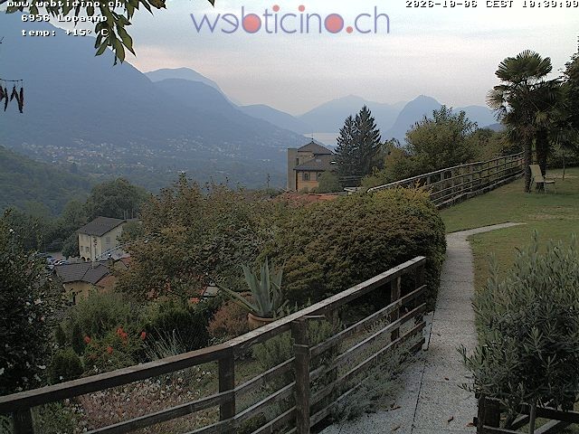 Archiv Foto Webcam Lugano - San Salvatore - Blick Richtung Lugano