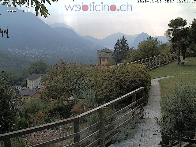 Archiv Foto Webcam Lugano - San Salvatore - Blick Richtung Lugano