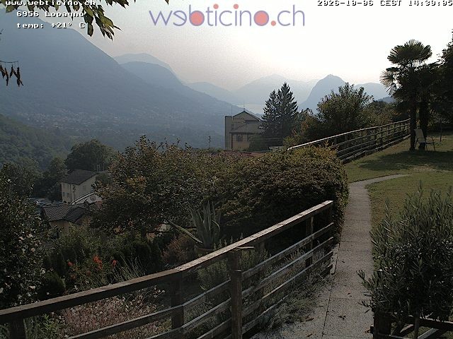 Archiv Foto Webcam Lugano - San Salvatore - Blick Richtung Lugano