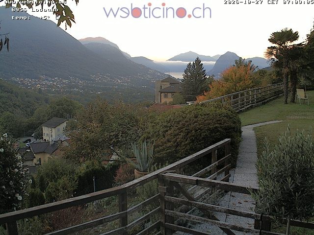 Archived image Webcam Lugano - San Salvatore