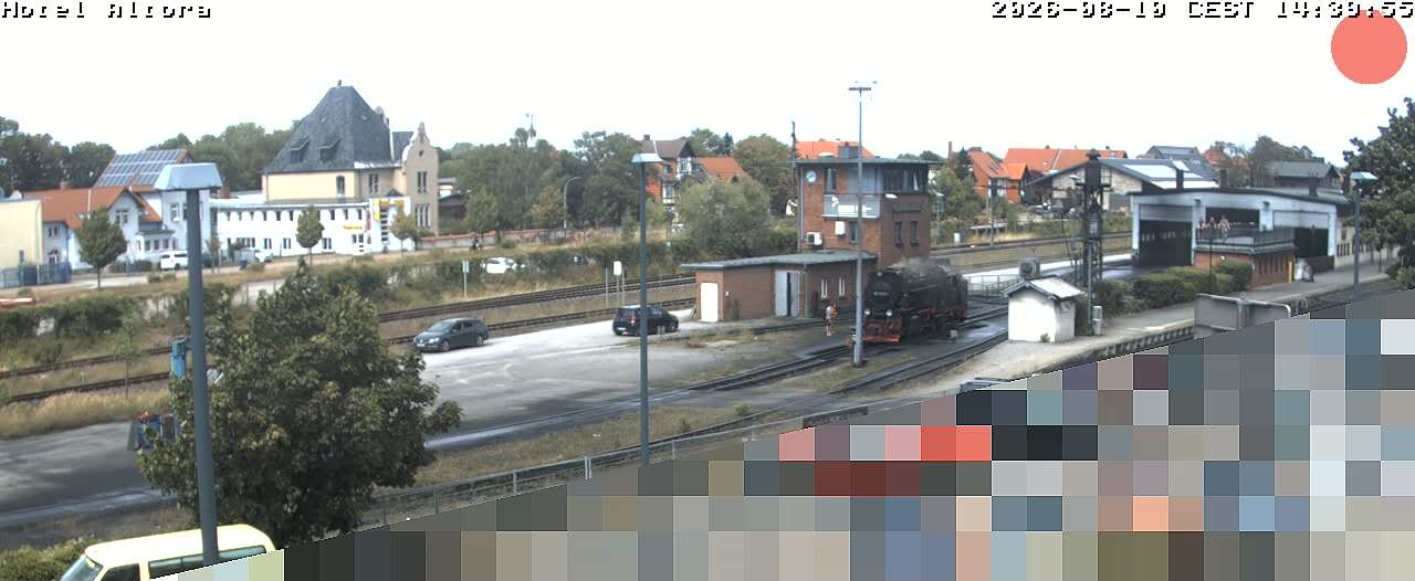 Archived image Webcam Wernigerode - Hotel Altora