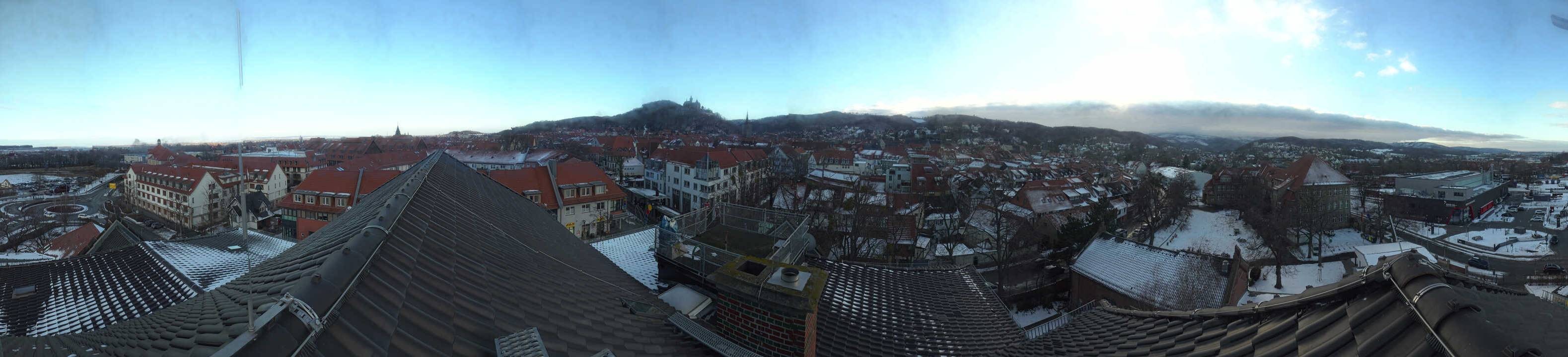 Archiv Foto Webcam Wernigerode - Bick über die Altstadt