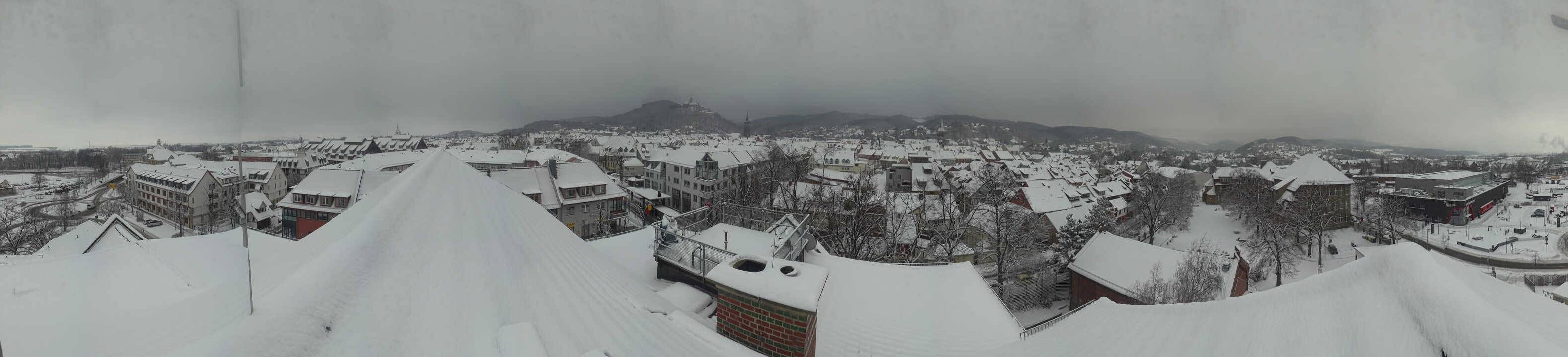 Archiv Foto Webcam Wernigerode - Bick über die Altstadt