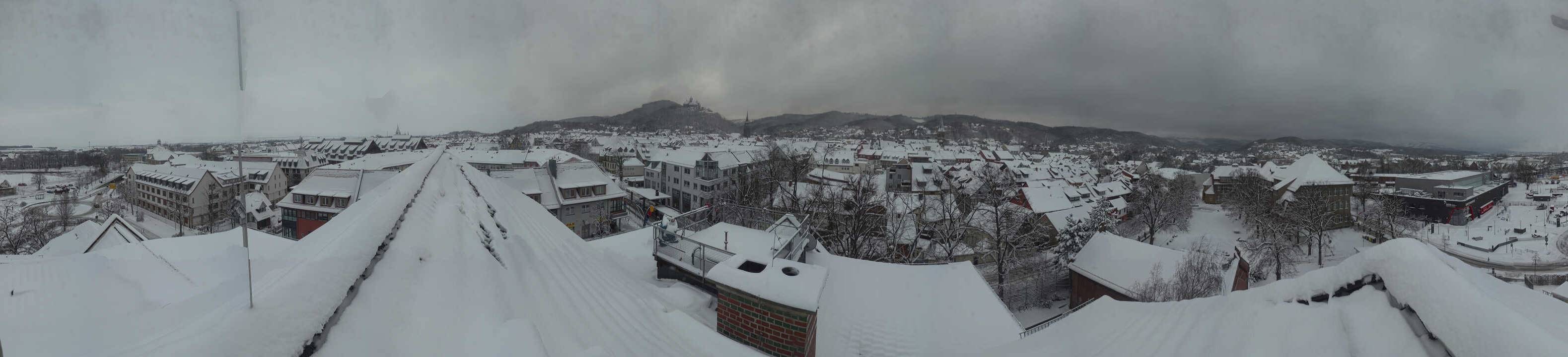 Archiv Foto Webcam Wernigerode - Bick über die Altstadt
