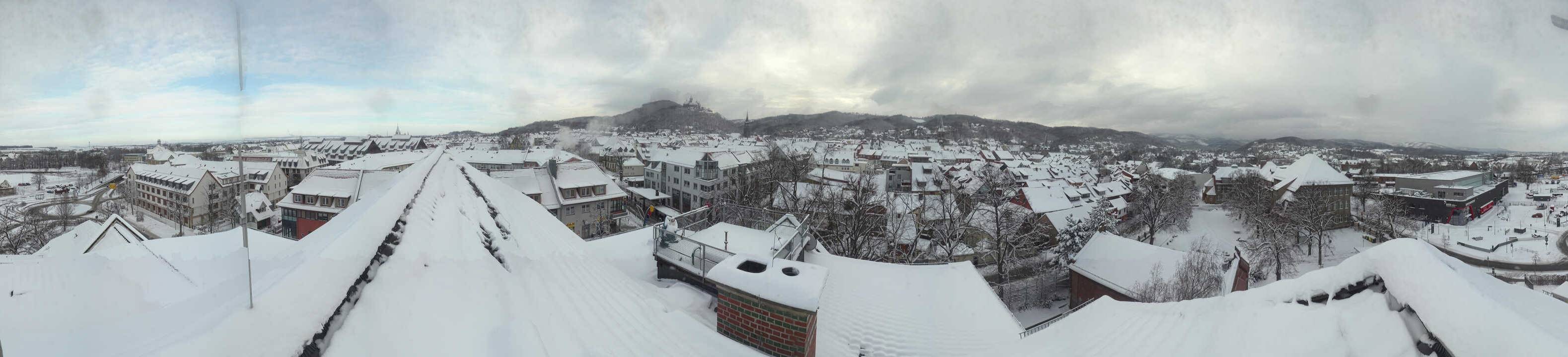 Archiv Foto Webcam Wernigerode - Bick über die Altstadt