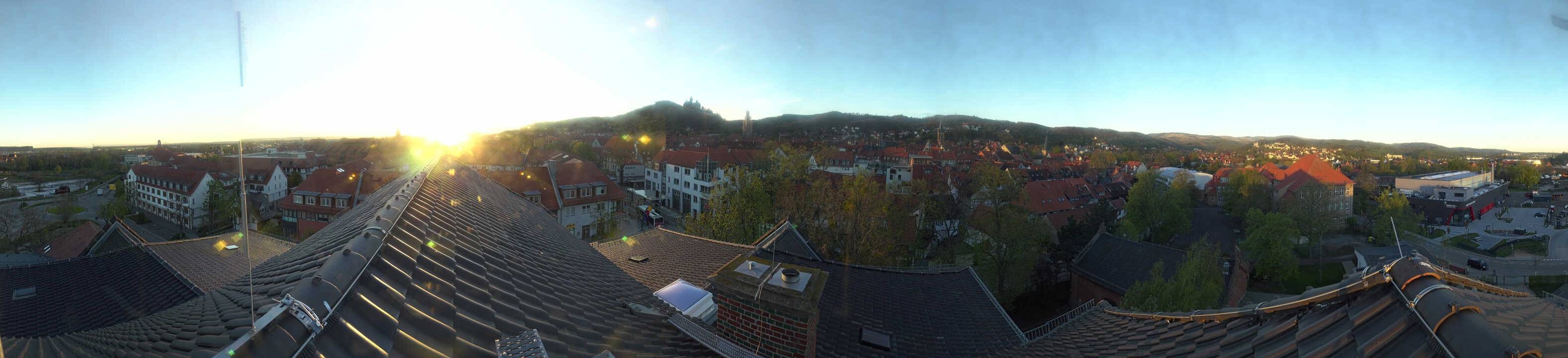 Archiv Foto Webcam Wernigerode - Bick über die Altstadt