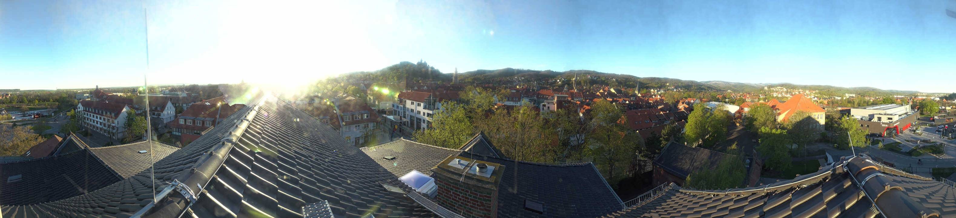 Archiv Foto Webcam Wernigerode - Bick über die Altstadt