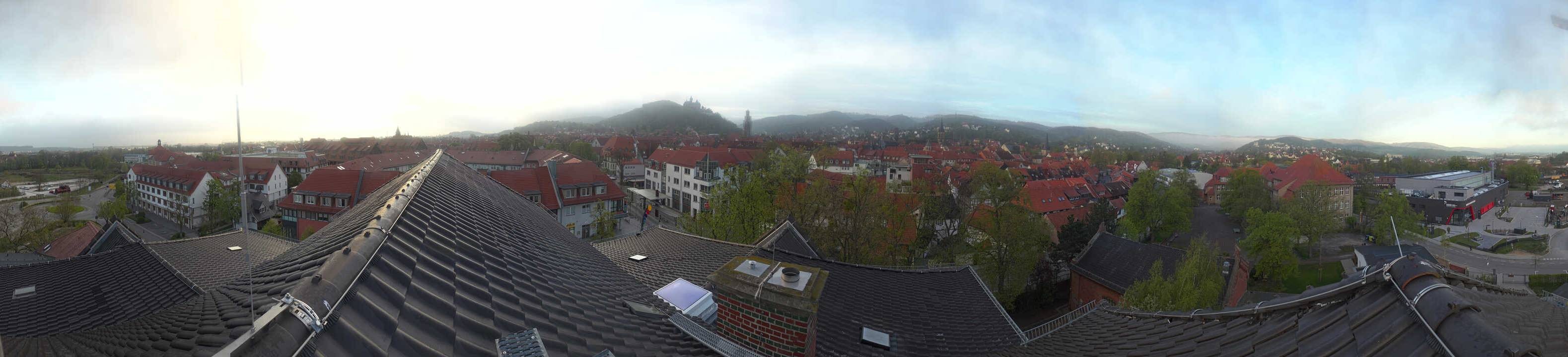 Archiv Foto Webcam Wernigerode - Bick über die Altstadt