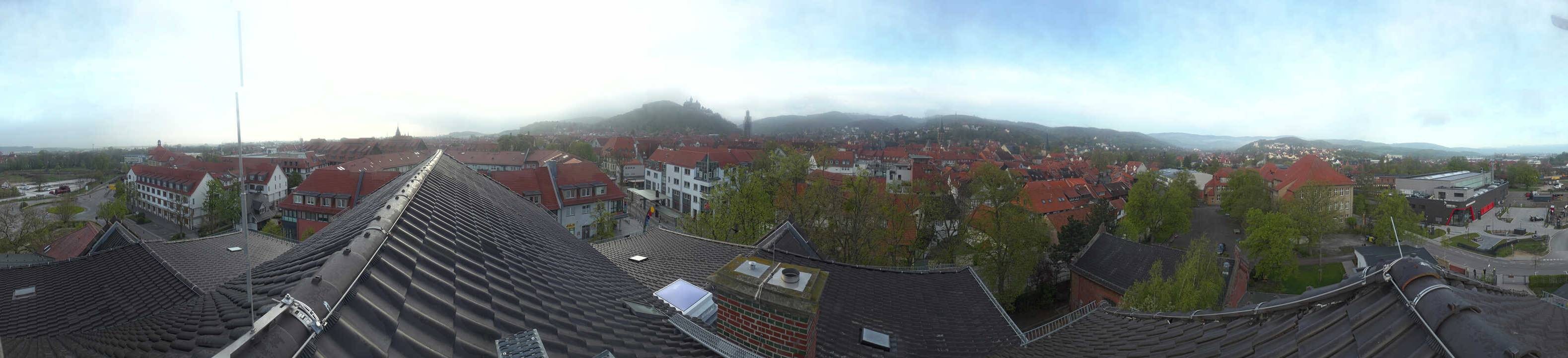 Archiv Foto Webcam Wernigerode - Bick über die Altstadt