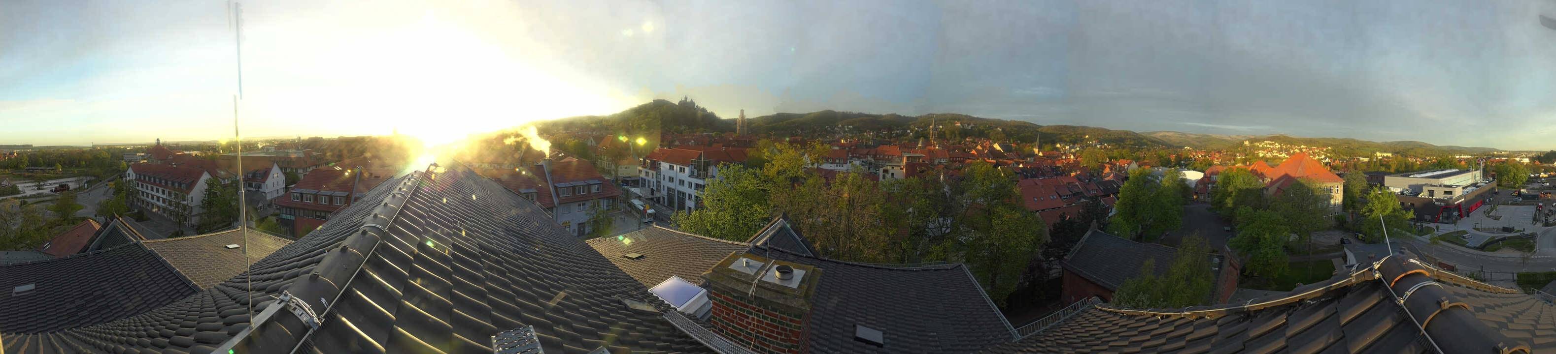 Archiv Foto Webcam Wernigerode - Bick über die Altstadt