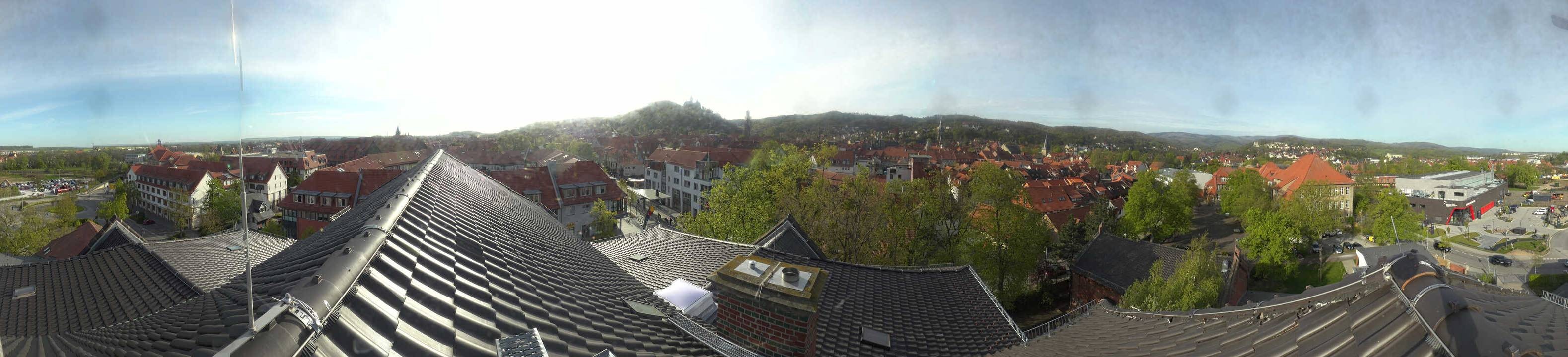 Archiv Foto Webcam Wernigerode - Bick über die Altstadt