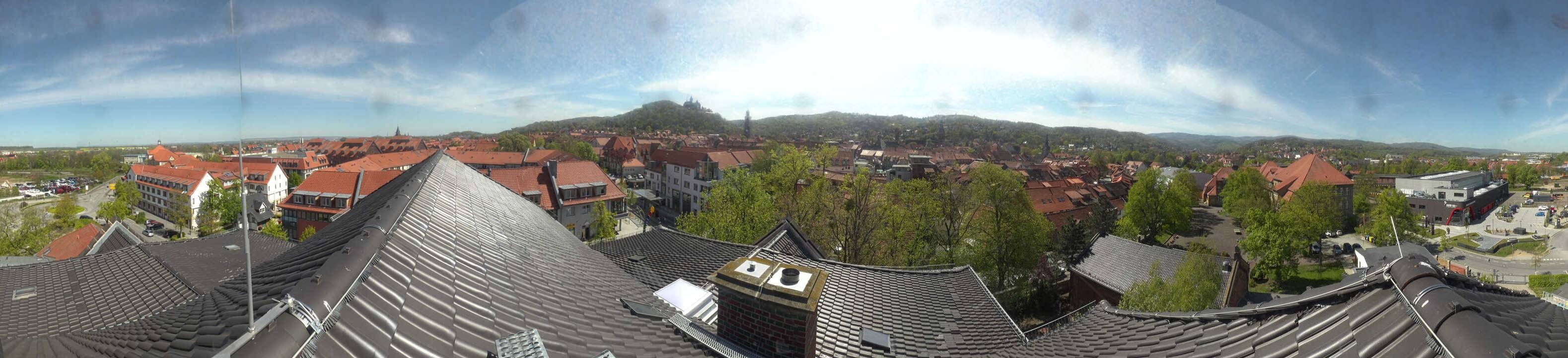 Archiv Foto Webcam Wernigerode - Bick über die Altstadt
