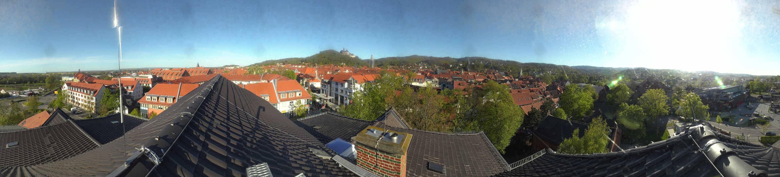 Archiv Foto Webcam Wernigerode - Bick über die Altstadt