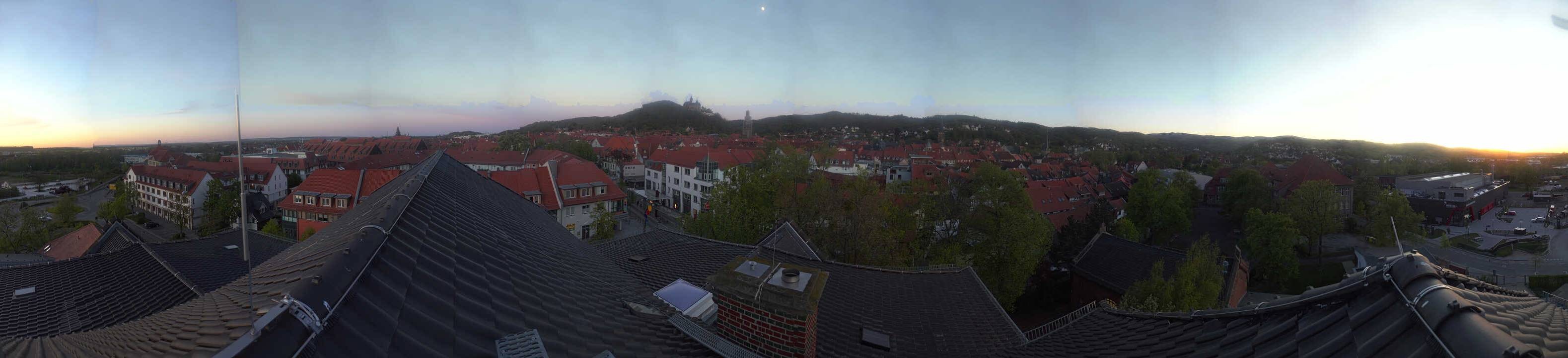 Archiv Foto Webcam Wernigerode - Bick über die Altstadt