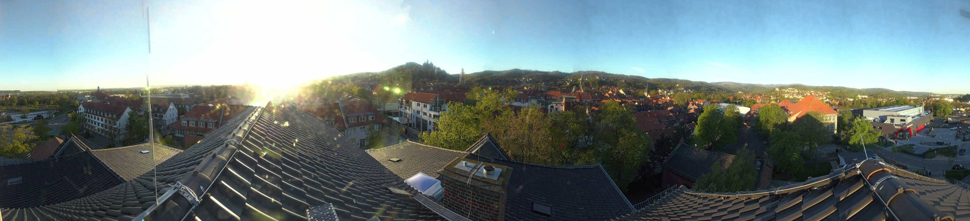 Archiv Foto Webcam Wernigerode - Bick über die Altstadt