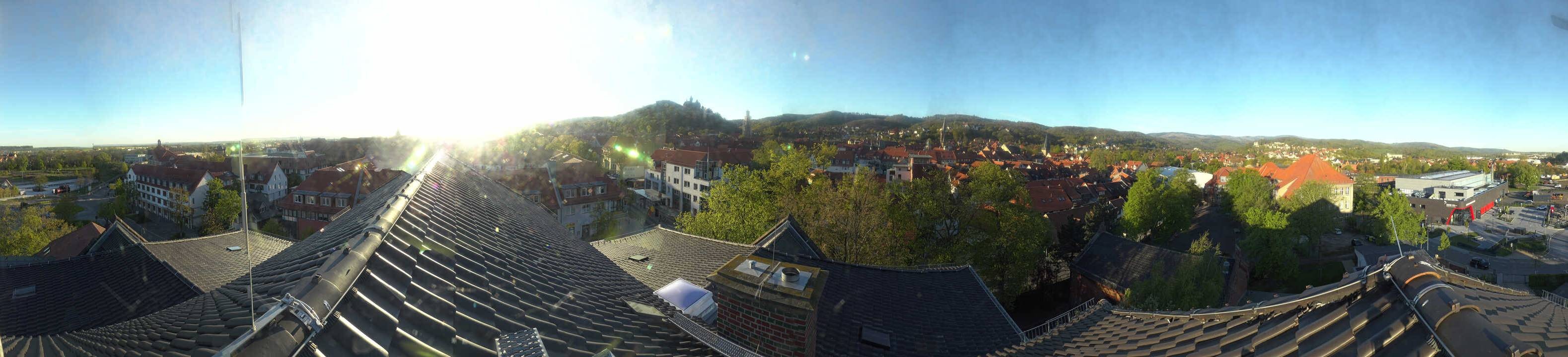 Archiv Foto Webcam Wernigerode - Bick über die Altstadt