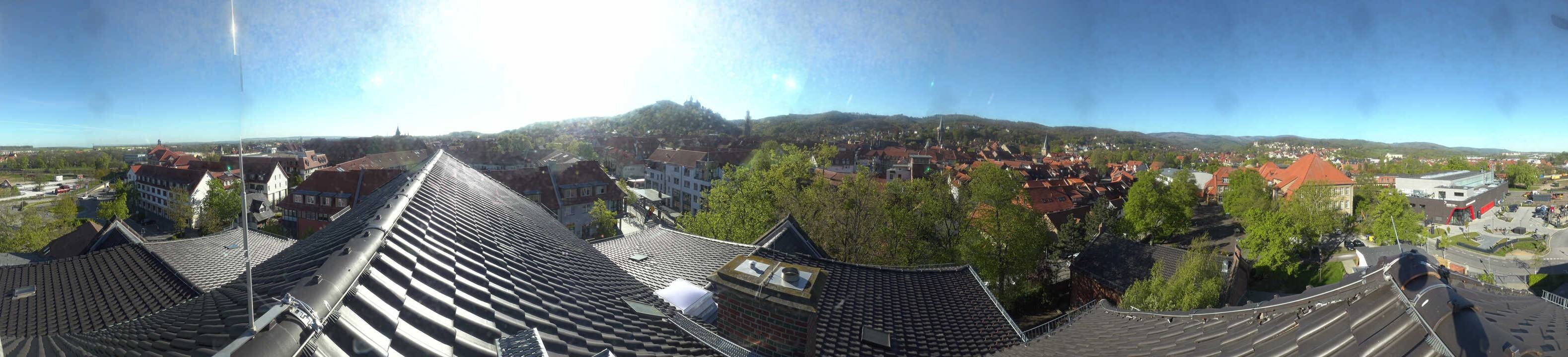 Archiv Foto Webcam Wernigerode - Bick über die Altstadt