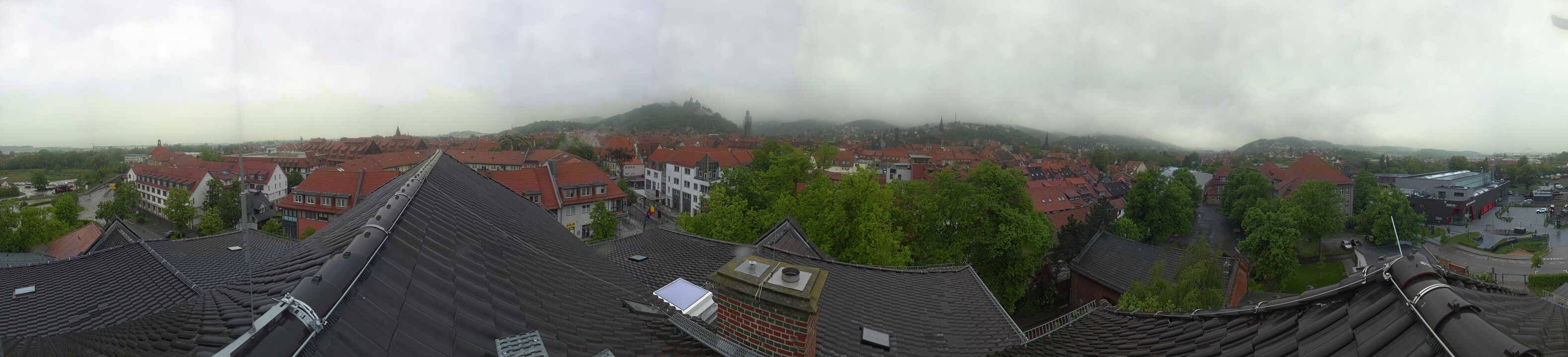 Archiv Foto Webcam Wernigerode - Bick über die Altstadt