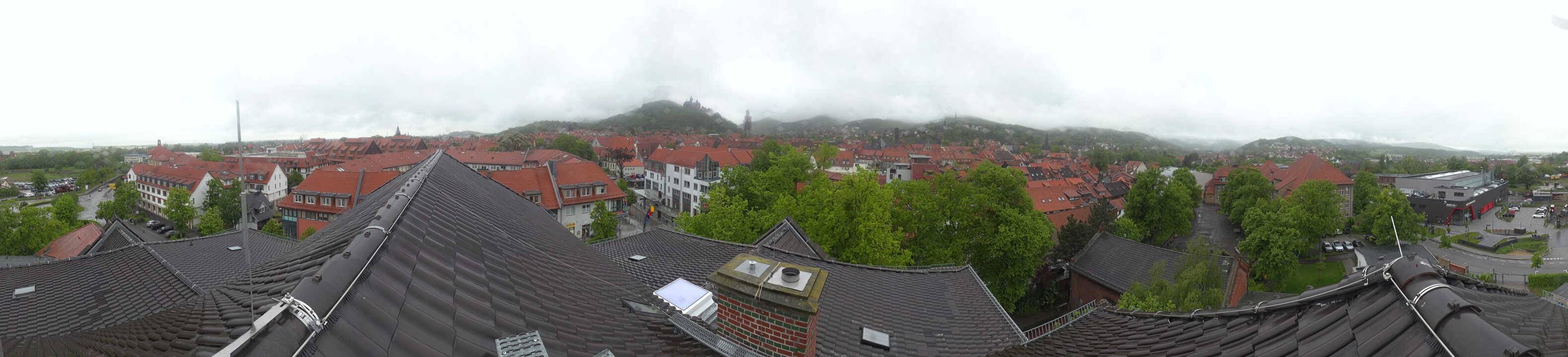 Archiv Foto Webcam Wernigerode - Bick über die Altstadt