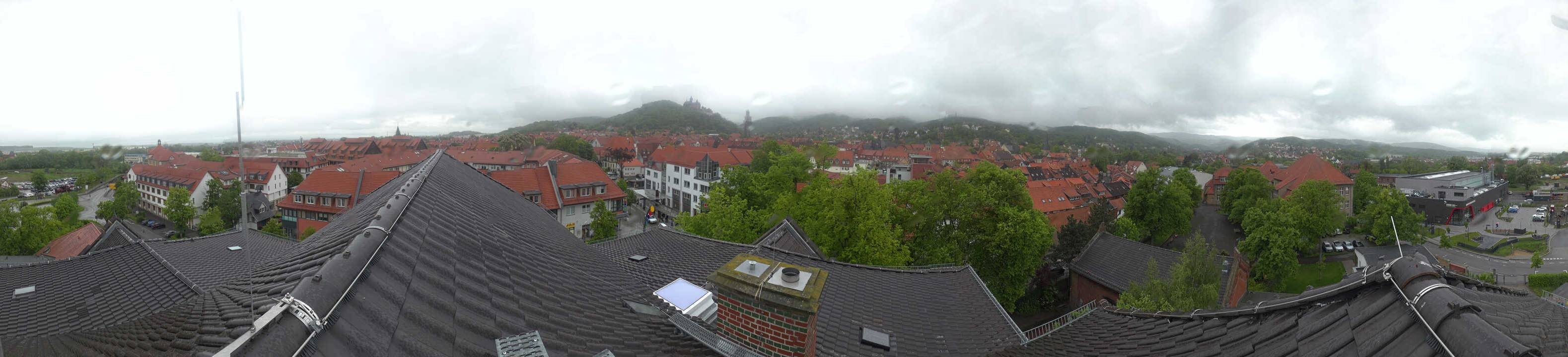 Archiv Foto Webcam Wernigerode - Bick über die Altstadt