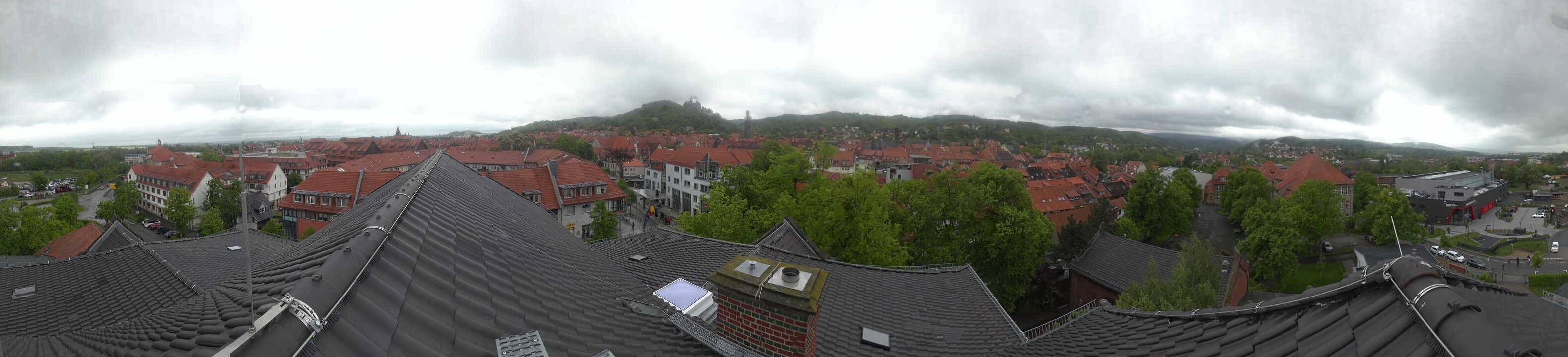 Archiv Foto Webcam Wernigerode - Bick über die Altstadt