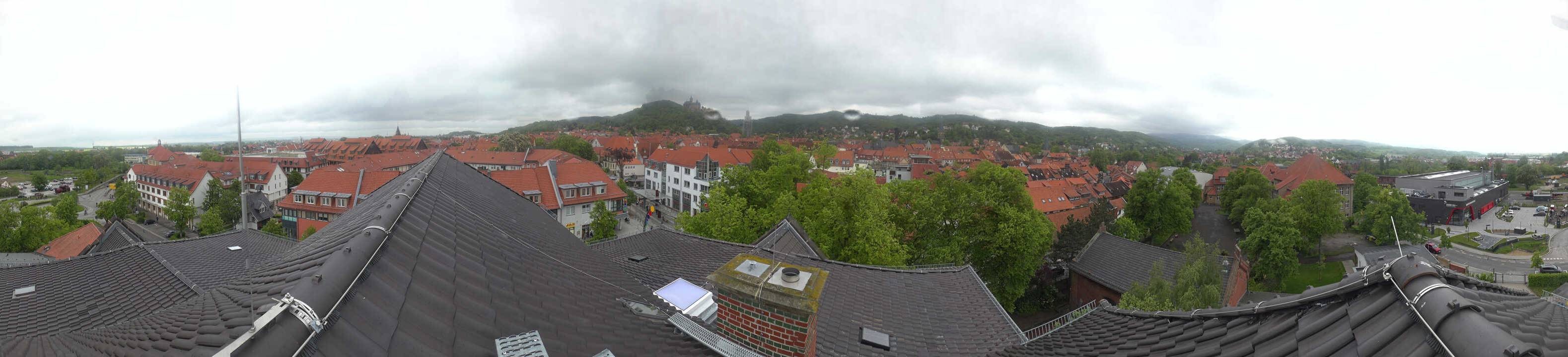Archiv Foto Webcam Wernigerode - Bick über die Altstadt