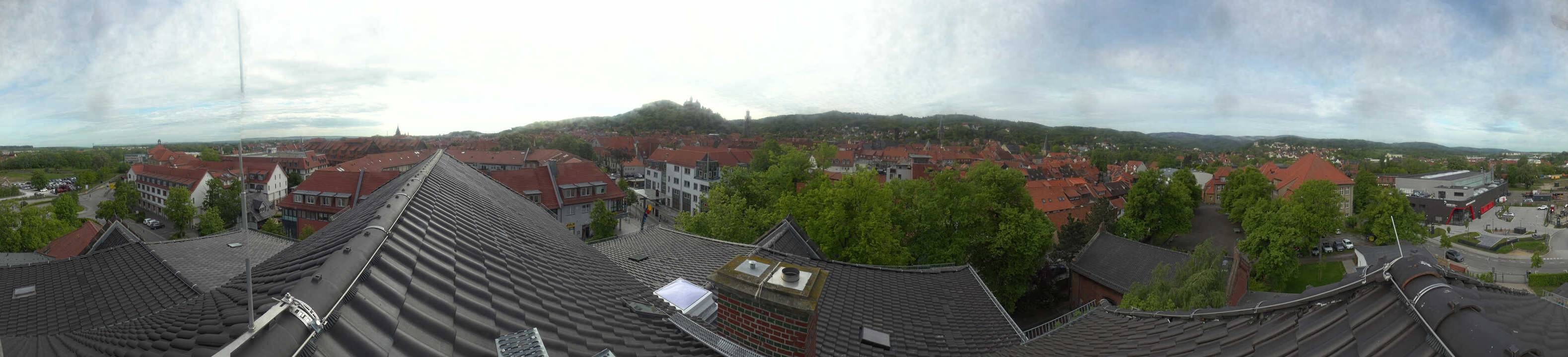 Archiv Foto Webcam Wernigerode - Bick über die Altstadt
