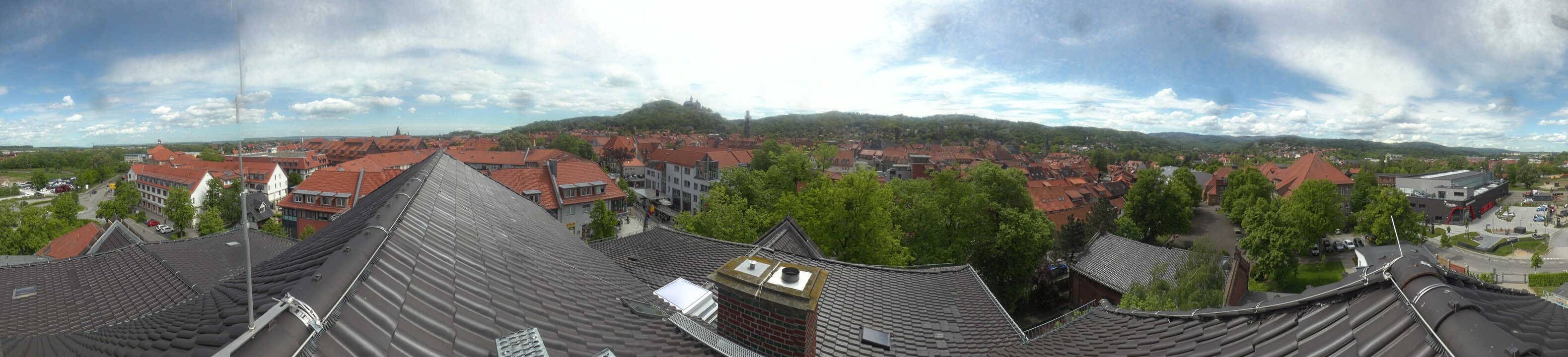Archiv Foto Webcam Wernigerode - Bick über die Altstadt