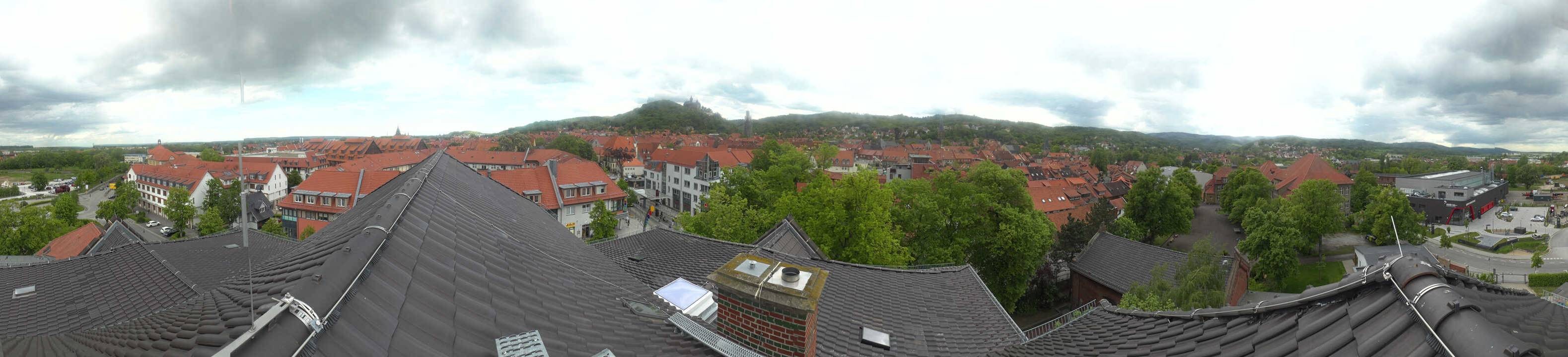 Archiv Foto Webcam Wernigerode - Bick über die Altstadt