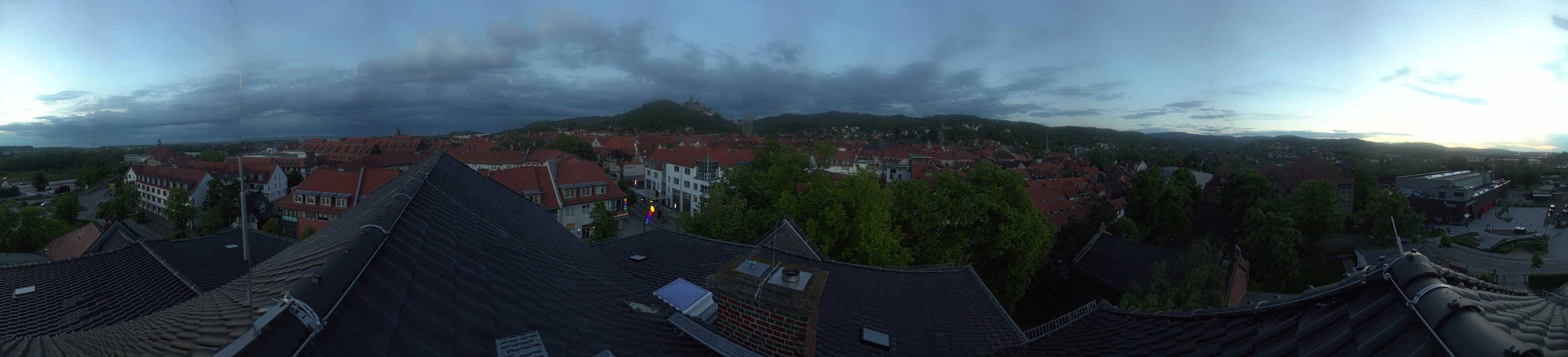 Archiv Foto Webcam Wernigerode - Bick über die Altstadt