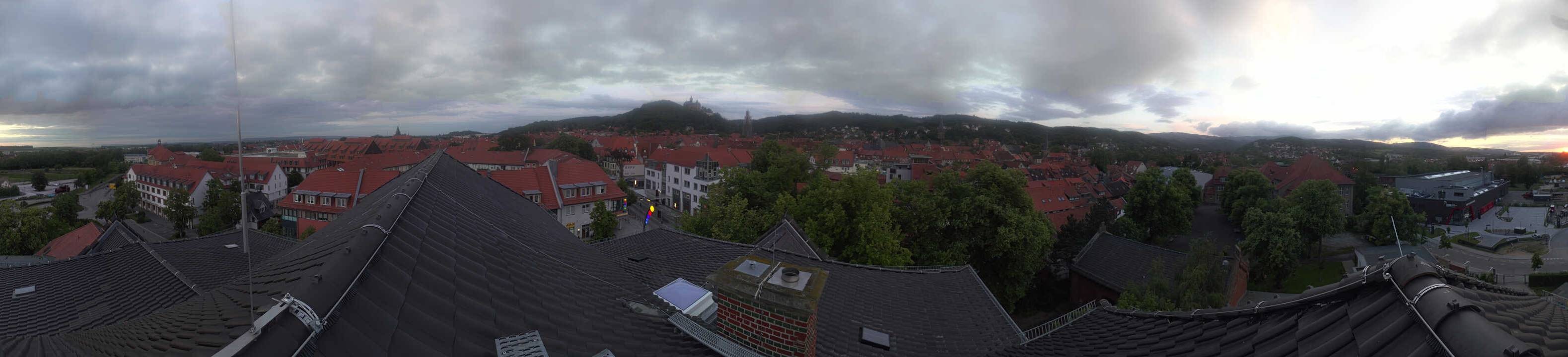 Archiv Foto Webcam Wernigerode - Bick über die Altstadt