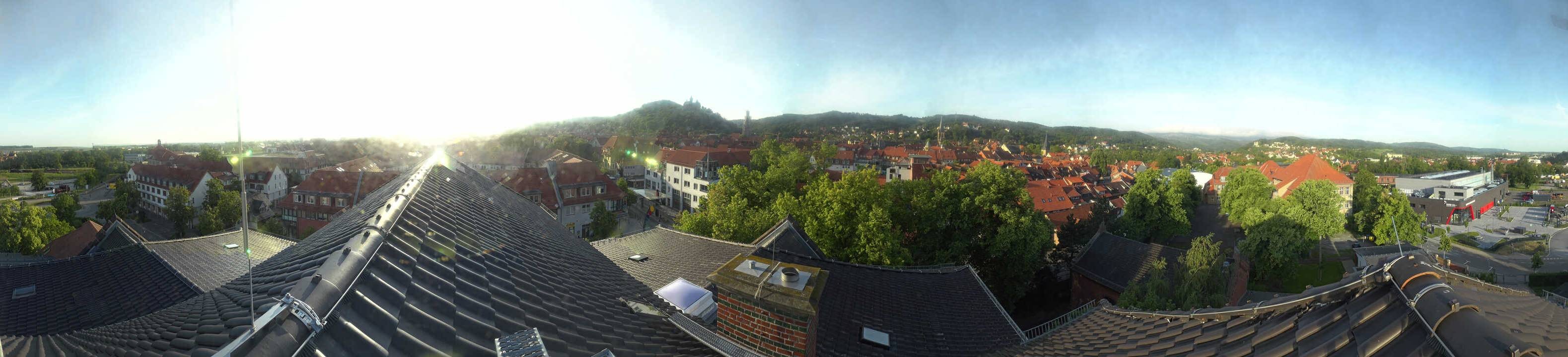 Archiv Foto Webcam Wernigerode - Bick über die Altstadt