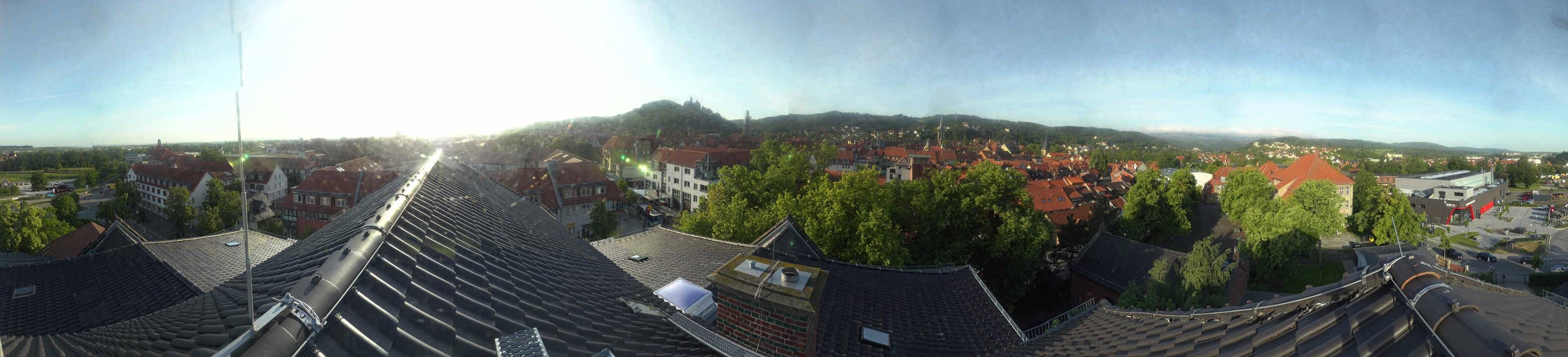 Archiv Foto Webcam Wernigerode - Bick über die Altstadt